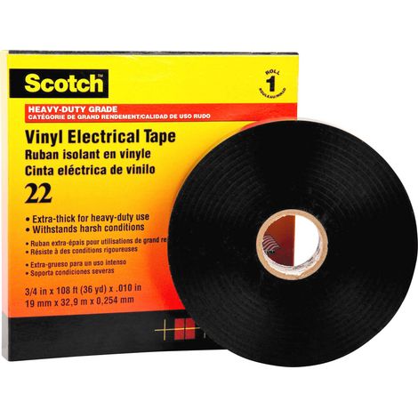 Scotch  SCOTCH22-50X33 Isolierband Scotch® Schwarz (L x B) 33 m x 50 mm 1 St. (1/2)