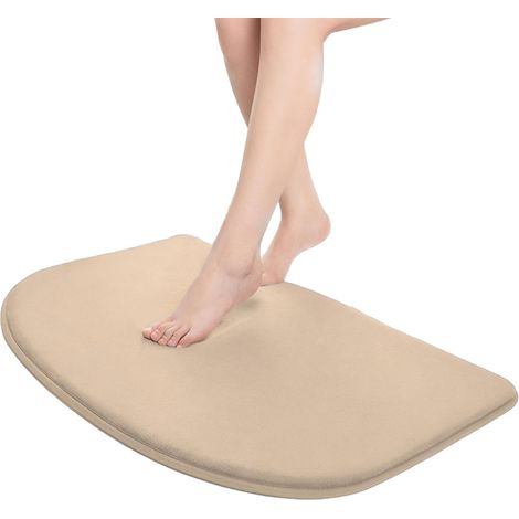 Schnelltrocknende Badematte – Schnelltrocknende Badezimmermatte – Super saugfähige Bodenmatte, weiche Badezimmermatte, rutschfeste Badematte aus Memory-Schaum (1/5)