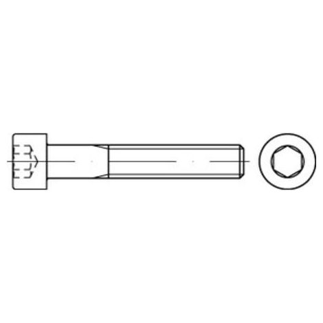 [NEUWERTIG] B-Ware Reyher Zylinderschraube Schaftschraube M14x260 12,9 Blank Innensechskant 10 Stk