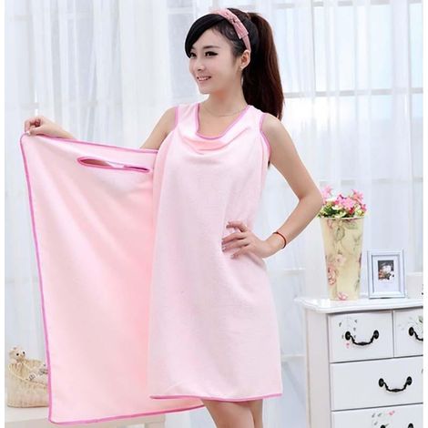 Serviette de bain/spa/plage/enveloppement corporel en microfibre ultra-absorbante et portable (1/5)