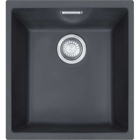 Évier Sirius Tectonite SID110-34 - Carbone - 365x440x200 mm - Sous meuble 45 cm - Franke (1/2)