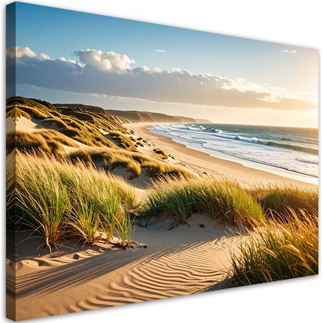 Tableau déco Plage Mer Dunes Paysage 100x70 (1/4)
