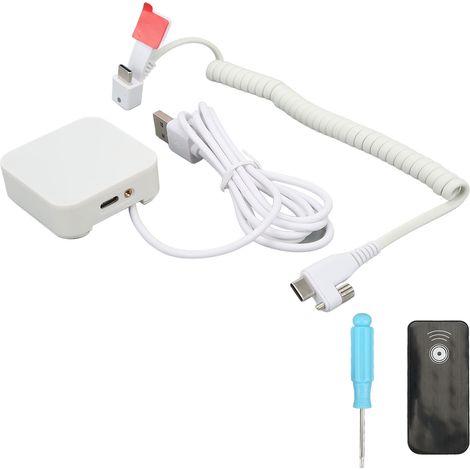 Support de téléphone portable antivol, présentoir de sécurité avec fonction de charge, alarme Anti-cambriolage pour appareil photo et tablette de Type C (1/5)