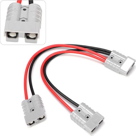 Chargeur de batterie 50 A 600 V avec connecteur à déconnexion rapide et câble de 30 cm (1/5)