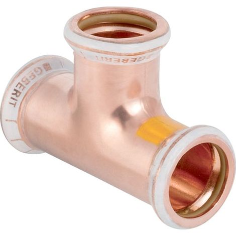 Geberit T-Stück Mapress egal, DN 40, 42mm, Kupfer, 34533