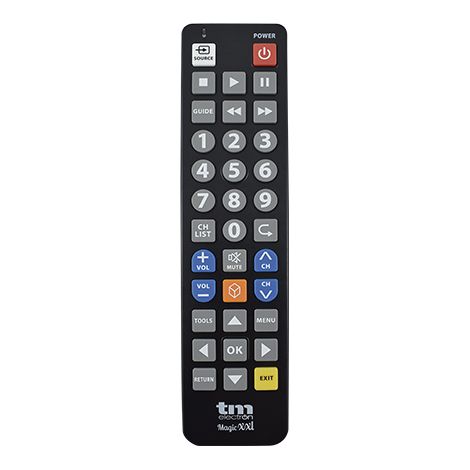 Mando a distancia TM Electron SAMSUNG, LG, PHILIPS, SONY, PANASONIC Negro (1/5)