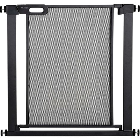 Automatic Closing Dog Safety Gate for Hallways, Staircases and Doors - Black Pet Barrier (1/5)