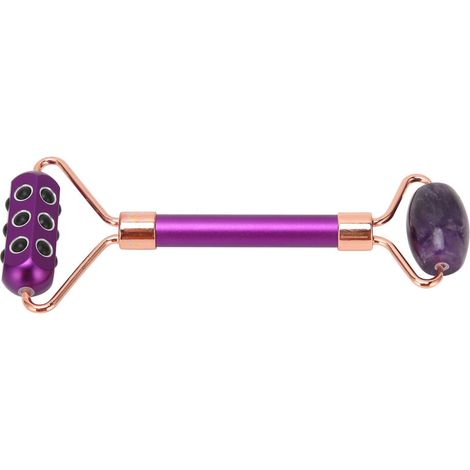 Rouleau de Jade pour le Visage, Roller Anti-Rides en Pierre de Germanium, Outil de Massage Raffermissant M1803P (1/5)
