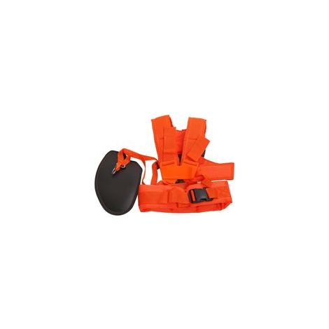 Sangle de tondeuse à gazon réglable avec rembourrage souple, bandoulière double pour débroussailleuse de jardin facilitant le travail (1/4)
