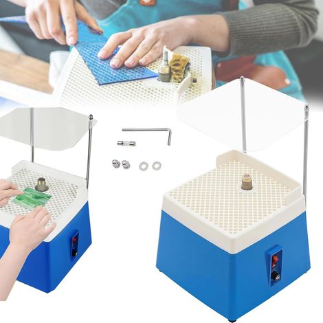 Moulin à Verre Portable 65 W, 4200 R/Min Machine pour Broyeur avec Moulures Conseil Pour Verre et Céramique Automatique De L'eau (1/5)
