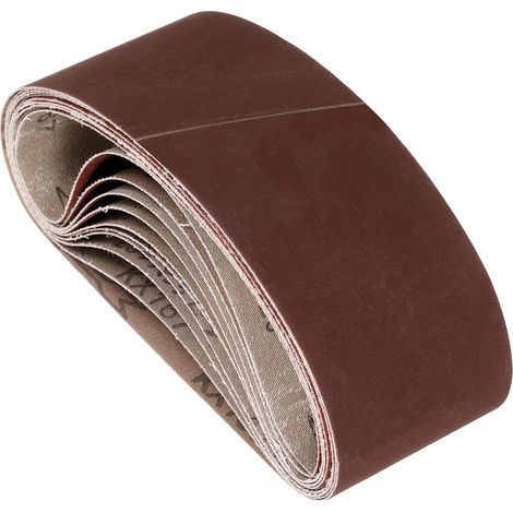 12 Pcs Bandes Abrasives 76mm x 457mm 400 Grain Oxyde D'Aluminium Papier Abrasif Pour Ponceuse À Bande Meulage Métal Travail Du Bois Enlèvement De Rouille (1/5)