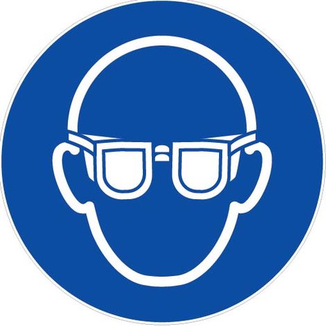 Panneau Port lunettes sécurité obligatoire - Rigide Ø180mm - 4041070