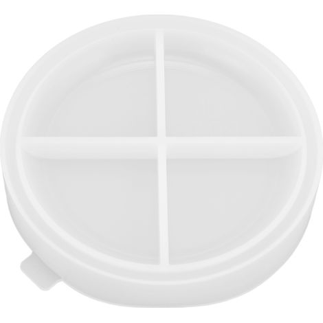 Moule en silicone DIY pour petite assiette ronde, plateau de rangement rond, boîte de service de table (1/5)