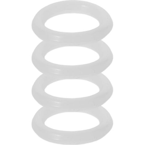 Rondelles d’étanchéité pour robinet en silicone, 4 pièces (1/5)