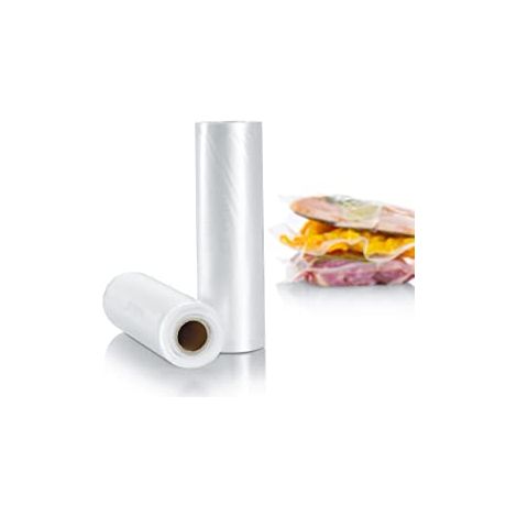 SEVERIN SET DI 2 RULLI DI PELLICOLA PLASTICA TRASPARENTE PER IMBALLAGGIO SOTTOVUOTO 30 X 60 CM, ZB 3616 3616-000 (1/3)