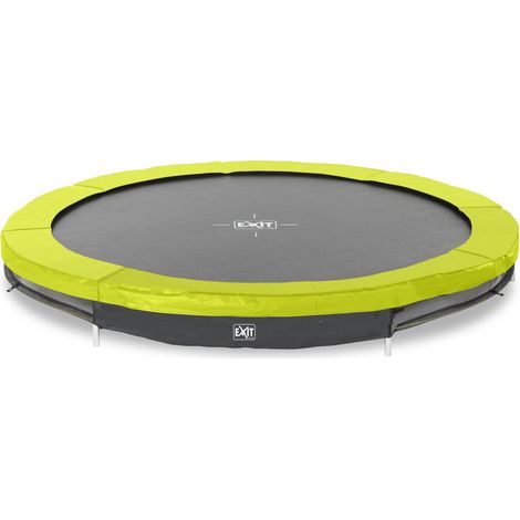 EXIT Silhouette ground sports trampoline 8ft - green
