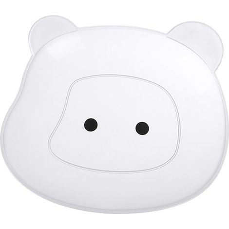 Assiette à collations forme ours dessin animé, plateau fruit polyvalent aspect mignon pour salon cuisine table à manger (1/5)
