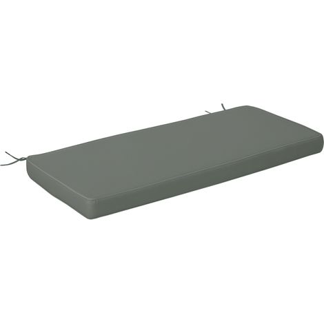 Outsunny Garden Bench Cushion 2 Seater Loveseat Seat Pad for Patio Swing Furniture for Indoor & Outdoor Use, 120 x 50 x 8 cm, Grey