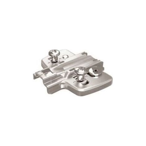 Plaque à visser pour charnière invisible SENSYS ET INTERMAT - 3 mm - HETTICH