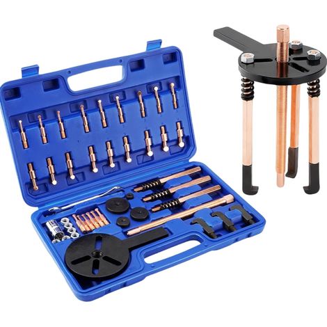 36 in 1 Bearing Puller Set, Inner Bearing Puller, Wheel Bearing Tool, Ball Bearing Puller, Inner Puller with Collets in 8 Sizes, General Bearing Extractor Machine (1/5)