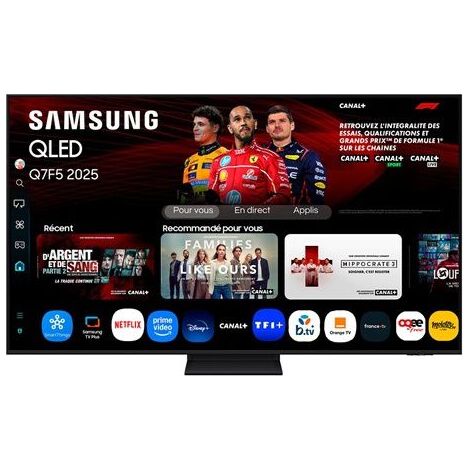 Samsung – Télévision QLED 65 pouces 4K UHD – Smart TV avec technologie Quantum Dots – Fréquence 50 Hz – Contraste optimal (1/4)