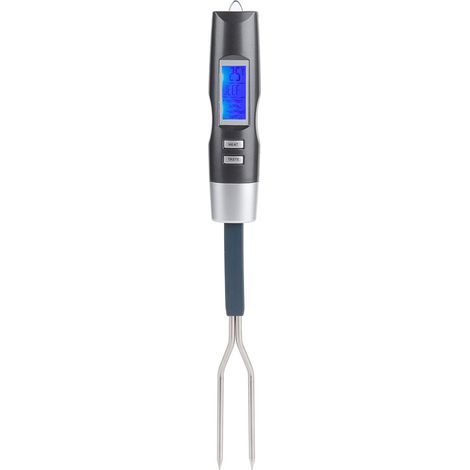Filiyano-Fourchette thermomètre à viande numérique pour barbecue avec écran LCD, fourchette à griller pour la cuisson (1/4)