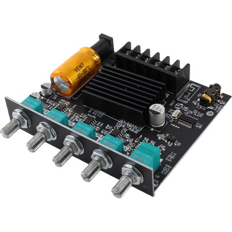 Module ampli audio numérique stéréo 2.1 ZK-MT21 avec BT 5.0 et entrée AUX (1/5)