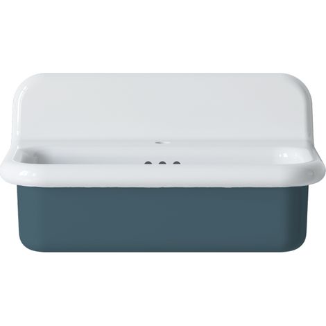 Retro-Waschbecken aus Keramik, 70 cm – True Colors Lite – Mittlere Größe – Grau (1/2)