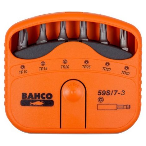 JGOS PUNTAS 1/4 ARD 7 PZAS CON ADAPTADOR 59S/7-3 - BAHCO