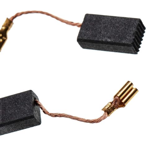 vhbw 2x spazzola carbone compatibile con AEG BSPE 100 A, BSPE 100 X, FSPE 100 A, SMA1029 utensile elettrico - Spazzola motore, 15 x 8 x 5 mm