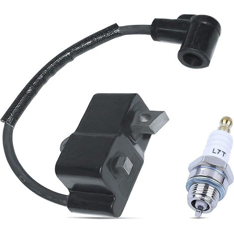 Bobine d'allumage pour STIHL FS80 HL75 HT75 FS85 HT70 FS75 FR85 KM85 et la série, bobine allumage avec bougie pièce détachée accessoire débroussailleuse de haute qualité (1/5)