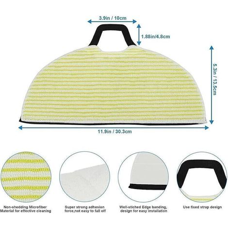 Kit d’embouts textiles pour aspirateur Pexorin compatible AV2610WA, RV2610WA, RV2410WD, RV2610WD, RV2610WFUS – lot de 4 (1/3)
