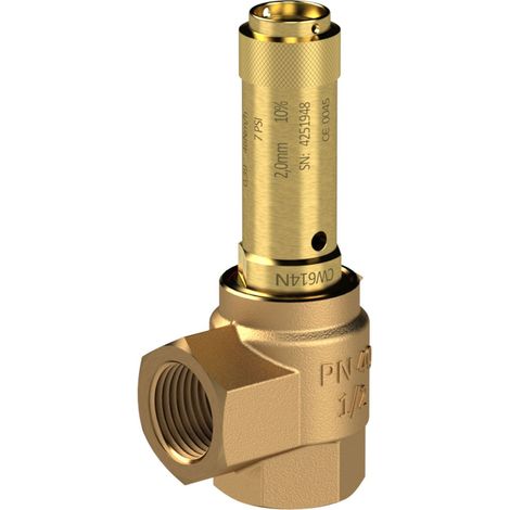 Riegler Eck-Sicherheitsventil, Sattdampf, G 3/4, Ansprechdruck 1,5 bar (1/4)
