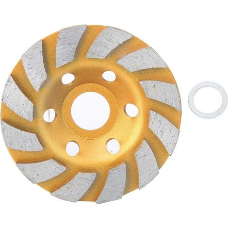 4 Meule Diamantée Disque Diamant Meules Boisseaux Forme de Bol Disque de Meulage Pierre Béton Granit Outil (1/5)