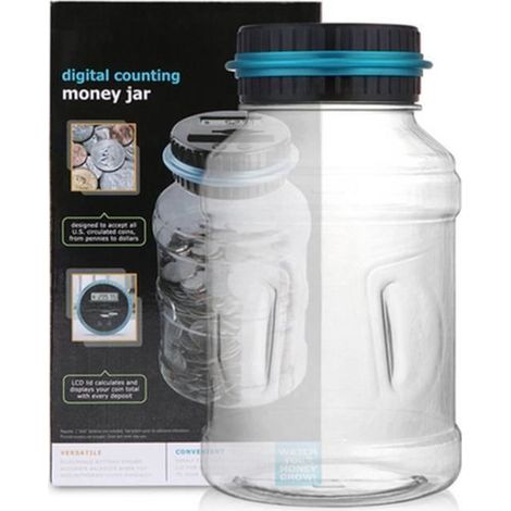 1.8L électronique Coin économie Boîte compteur classique Design Banque automatique Piggy (EUR) (1/4)