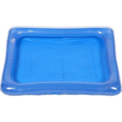 Aufblasbares Babybecken, tragbar, kleines aufblasbares Angelbecken, rechteckiges aufblasbares Becken, Sommer Wasserspielplatz für drinnen und dra (1/5)