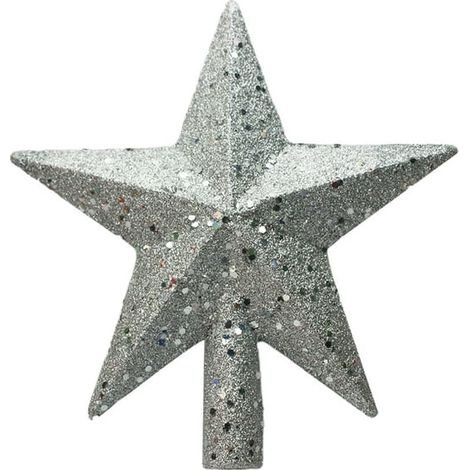 Étoile scintillante pour sapin de Noël - 20 cm, parfaite pour décorations de fête et intérieur (1/5)