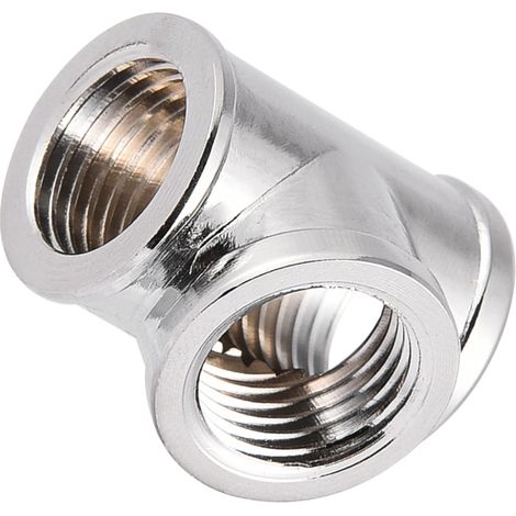 Adaptateur répartiteur en T à 3 voies fileté G1/4 pour système de refroidissement liquide PC (1/5)