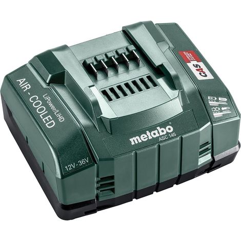 Metabo CAS Quick Charger ASC 145 12-36 V AIR COOLED Charger 12v 18v 36v 145W (1/2)