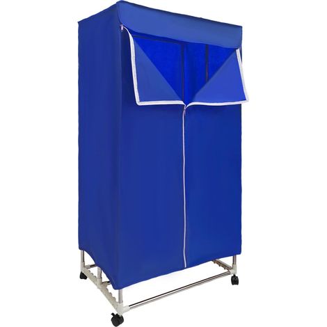 1200-1500W Wäschetrockner 220V kleiderschrank warmlufttrockner 66.14lbs Tragbare Mini-Trocknermaschine Geeignet zum Trocknen von Kleidung Handtüchern Jeans usw (Blau)