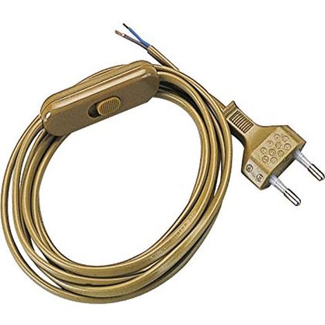 poly pool - 1,5 m cavo alimentazione abat-jour spina 2,5 a oro (1/4)