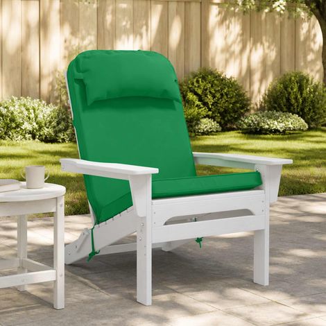 vidaXL Cojín para tumbona de sol 100% Poliéster Verde 55 x 124 x 5 cm (1/5)