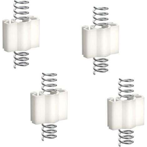 Folding door hardware, set of 4 short repair springs for folding closet doors (1/3)