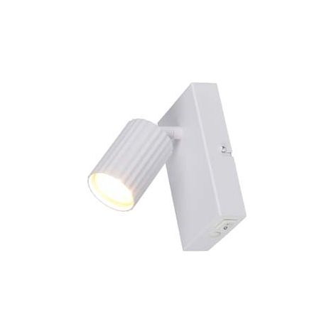 Wandleuchte Wandlampe Flurleuchte Schlafzimmerlampe Metall weiß GU10 H 15 cm