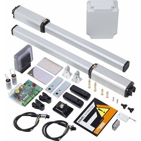 FAAC LEADER KIT 105633445 Automatización hidráulica de puerta batiente 1,8 mt por hoja