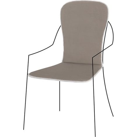 COUSSIN ACTION MONOBLOC HAUT TAUPE - 88X41X2