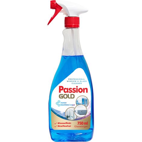 Limpiador de cristales Passion Gold con vinagre de alcohol azul 750 ml