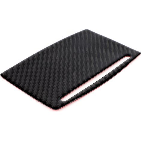 Baguette de finition en fibre de carbone pour porte-gobelet Audi A6/A7 (modèles conduite à gauche 2012-2018) (1/5)