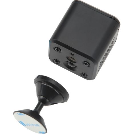 Caméra de sécurité Wi-Fi 2 MP avec vision nocturne infrarouge, contrôle par application, audio bidirectionnel, mini enregistreur vidéo pour la maison et les activités sportives en extérieur. (1/5)
