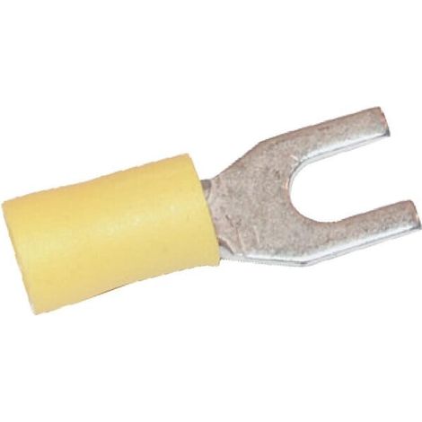 Cosse de câble à fourche jaune UNIVERSEL LA9205KR